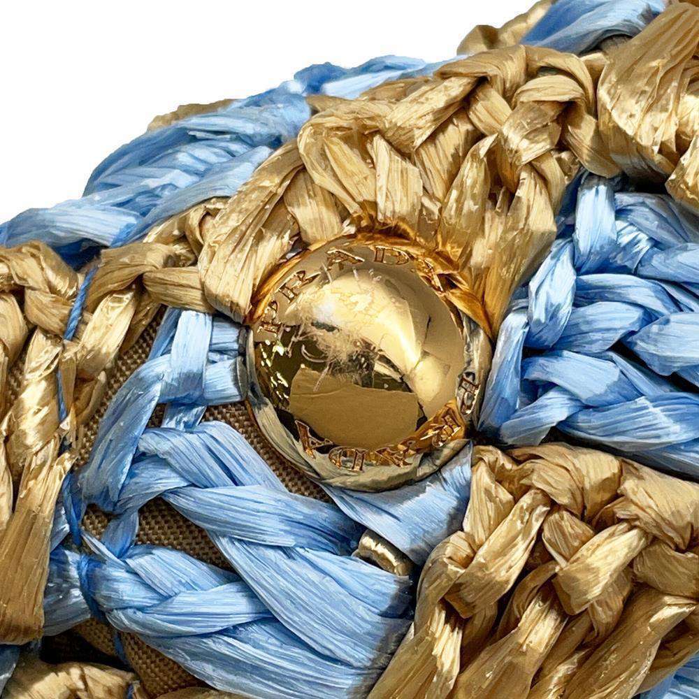 Prada Canapa Raffia Handbag Tote - Picture 6 of 12